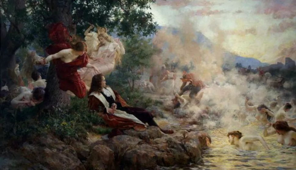 Scenska slika vodi u nastanak poznate Bukovčeve slike “Gundulićev san”