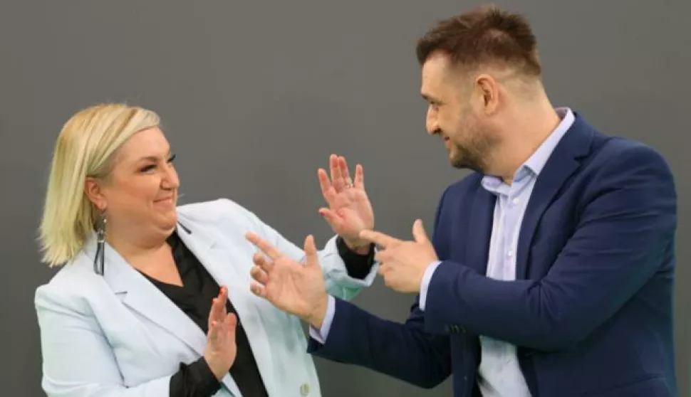 Areta Ćurković i Goran Bošković

