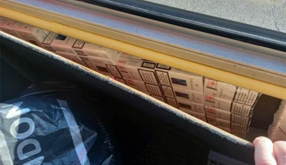 Na graničnom prijelazu Bajakovo spriječeno krijumčarenje 129 šteka cigareta
