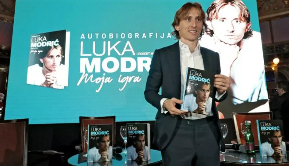 Luka Modrić i knjiga Moja igra

