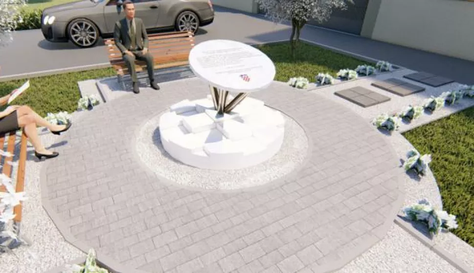 Idejno rješenje budućeg spomenika