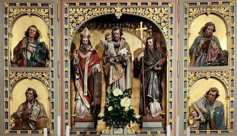 Sv. Josip na glavnom oltaru župne crkve sv. Josipa