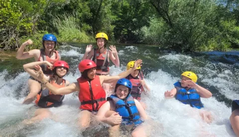 Učenice Doma Ugostiteljsko-turističke škole Osijek putovale u Split, Cetinu, Imotski, Hvar s prof. Gabrielom Poslonsrpanj 2024.Ustupljene fotografije