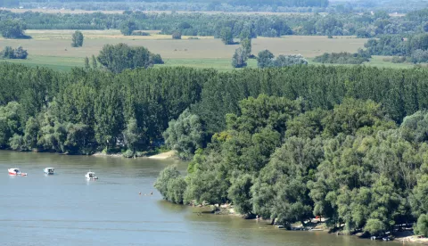 slavonija...vukovar...28.08.2020.vukovar, panorama; vukovarska ada na dunavu; foto Gordan Panić