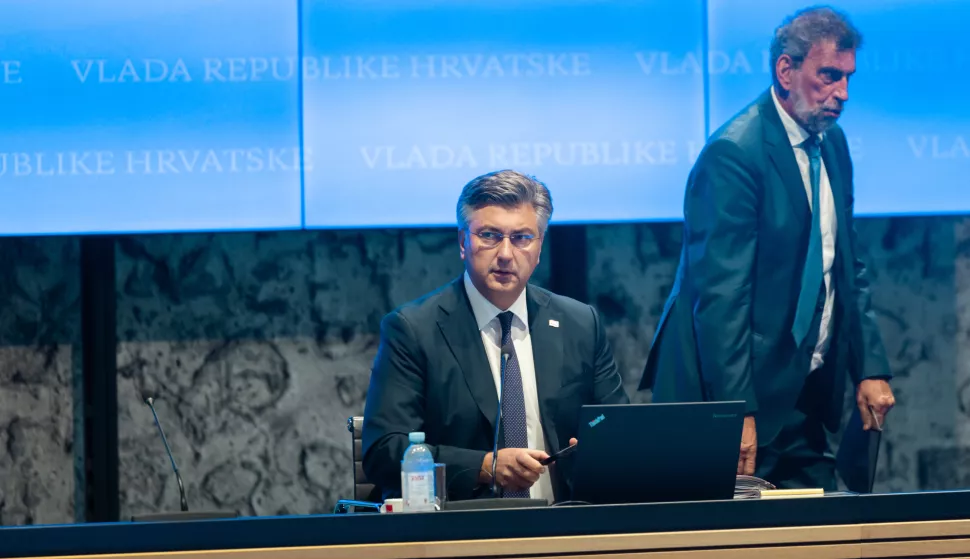 Zagreb, 17.07.2024. - Sjednica vlade Republike Hrvatske.Na fotografiji Andrej Plenković.foto HINA/ Edvard ŠUŠAK/ es