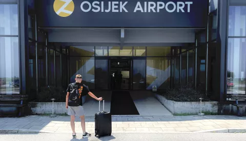 Osijek, 16. 07. 2024., ZLO, Zracna luka Osijek, Osijek airport, ilustracijeSNIMIO BRUNO JOBST