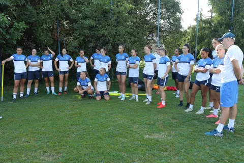 Osijek, 22. 07. 2024, Stadion Gradski vrt, porzivka nogometašica, ŽNK Osijek.snimio GOJKO MITIĆ