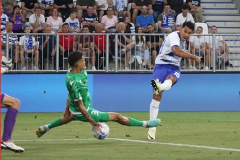 Osijek, 25. 07. 2'24, Opus Arena, Europska konferencijska liga, Drugo kolo kvalifikacija. Utakmica Osijek - FCI Levadia Tallinn. Ramon Mierez (13).snimio GOJKO MITIĆ