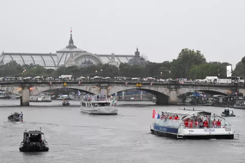 Croatia during opening ceremony the Paris 2024 Olympic Games on July 26, 2024 in Paris, France. (Photo by Daniel Derajinski/Icon Sport) Photo: Icon Sport/PIXSELL