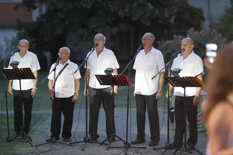 Osijek, 27. 07. 2024., OLJN, Osječka ljetna noć, klapa ZrinskiSNIMIO BRUNO JOBST