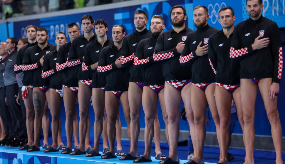 28.07.2024., Pariz, Francuska - XXXIII. Olimpijske igre Pariz 2024. Vaterpolo utakmica, grupa A, Hrvatska - Crna gora. Photo: Igor Kralj/PIXSELL