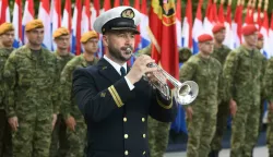 04.08.2023., Knin - Generalna proba za sutrasnju proslavu 28.Obljetnice Vojno-redarstvene akcije Oluje. Photo: Hrvoje Jelavic/PIXSELL