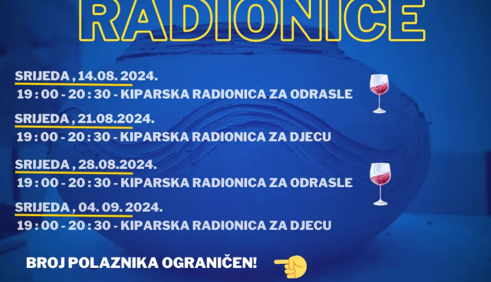 Kiparske radionice u Argeološkom muzeju Osijek