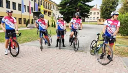 SLATINA, Sudionici biciklističkog maratona "Oluja od Voćina do Knina", 02.08.2024., snimio Petar Žarković