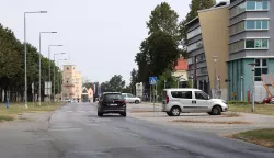 Osijek, 02. 08. 2024., Ulica K. P. Svačića, potez Vukovarska - Cara Hadrijana, Knifer, Kniferova ulicaSNIMIO BRUNO JOBST