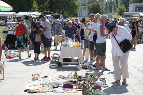 Osijek, 03. 08. 2024., kod školjke, sajam antikvitetaSNIMIO BRUNO JOBST