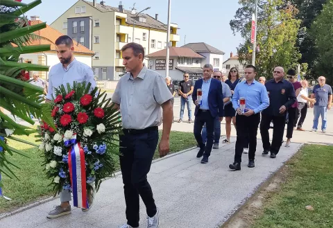 SLATINA, Počast poginulim hrvatskim braniteljima, 04.08.2024., snimio Petar Žarković