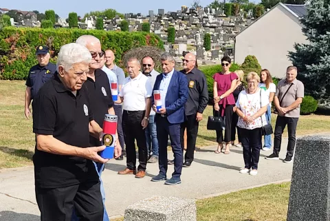 SLATINA, Počast poginulim hrvatskim braniteljima, 04.08.2024., snimio Petar Žarković