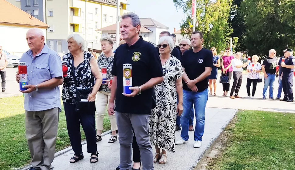 SLATINA, Počast poginulim hrvatskim braniteljima, 04.08.2024., snimio Petar Žarković