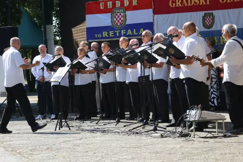 Osijek, 05. 08.2024, Streljana Pampas, obilježavanje Dana pobjede i domovinske zahvalnosti, i Dana hrvastskih branitelja. Svečani program i sportske igre.snimio GOJKO MITIĆ