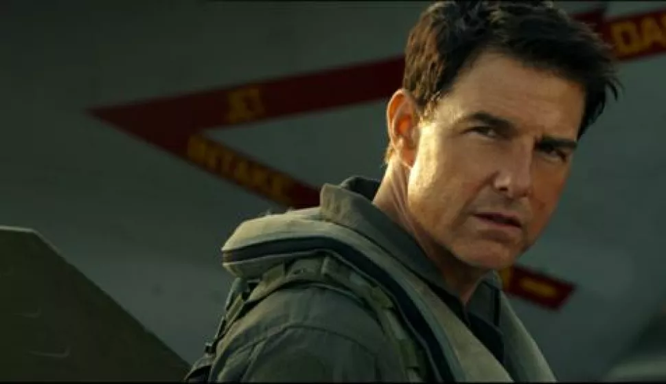 Tom Cruise plays Capt. Pete "Maverick" Mitchell in Top Gun: Maverick from Paramount Pictures, Skydance and Jerry Bruckheimer Films. 