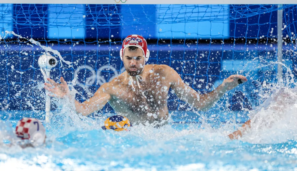 28.07.2024., Pariz, Francuska - XXXIII. Olimpijske igre Pariz 2024. Vaterpolo utakmica, grupa A, Hrvatska - Crna gora. Photo: Igor Kralj/PIXSELL