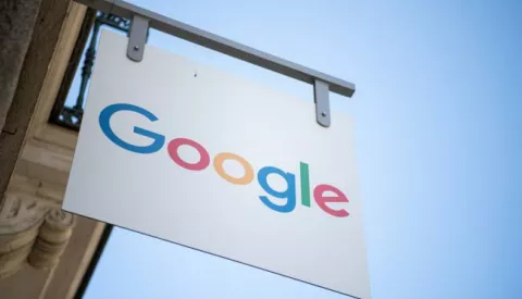 29 June 2019, France (France), Rennes: A sign with the inscription "Google" hangs in front of a training room of the company. Photo: Sebastian Gollnow/dpa /DPA/PIXSELL