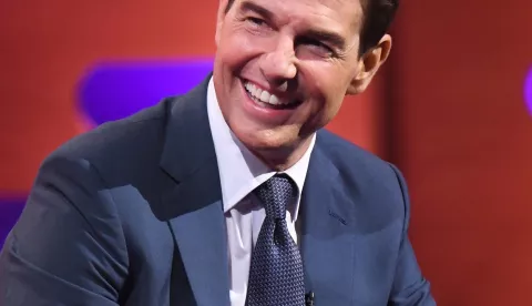 Graham Norton Show - London EDITORIAL USE ONLY Tom Cruise during filming for the Graham Norton Show at BBC Studioworks 6 Television Centre, Wood Lane, London, to be aired on BBC One on Friday evening. Matt Crossick Photo: PA Images/PIXSELL