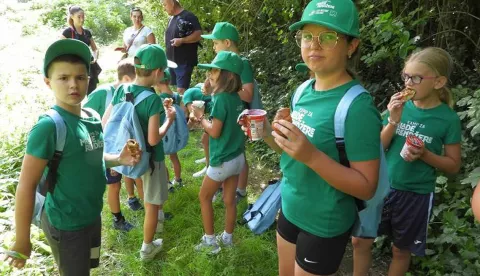 NOSKOVCI, Sudionici kampa za mlade čuvare prirode, 08.08.2024., foto Dravska priča