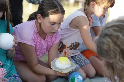 Korođ, 10. 08. 2024., (G)astro večer; star party; suze sv. Love; Perzidi; astronomija; druženje; radionice za djecuSNIMIO BRUNO JOBST