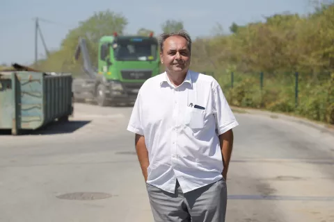 Osijek, 12. 08. 2024., Lončarica, UNIKOM; odlagalište otpada, otpad, smeće, reportaža - LončaricaSNIMIO BRUNO JOBST