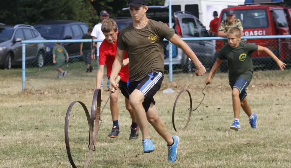 BROĐANCI, 25. 08. 2019, BROĐANCI, 47. OLIMPIJADA STARIH SPORTOVA, BROĐANCI. OTVORENJE I NATJECANJA.snimio GOJKO MITIĆ