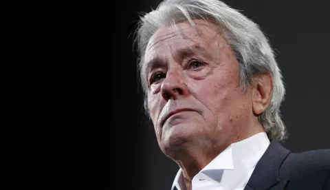 epa05007082 (FILE) A file picture dated 25 May 2013 shows French actor Alain Delon during the 66th annual Cannes Film Festival, in Cannes, France. Delon will turn 80 on 08 November 2015. EPA/GUILLAUME HORCAJUELO