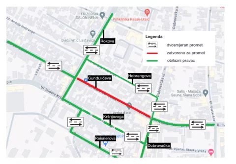 Prikaz mogućih smjerova nove regulacije prometa