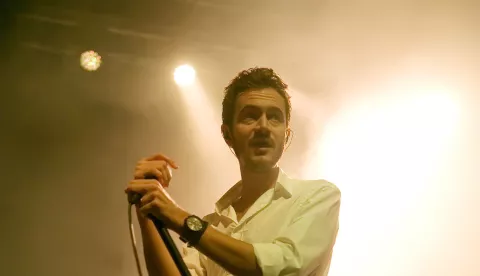 Editors perform live in concertEditors perform live in concert at the O2 Academy"n"nFeaturing: Tom Smith"nWhere: Glasgow, Scotland, United Kingdom"nWhen: 18 Oct 2015"nCredit: Peter Kaminski/WENN.comTHC/ZJF/WENN/PIXSELL