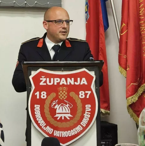 Zapovjednik JVP-a Županje Vladimir Balentović