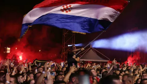 16.08.2024., Dugopolje - Marko Perkovic Thompson odrzao koncert na prepunom stadionu Hrvatskih vitezova. Photo: Ivo Cagalj/PIXSELL