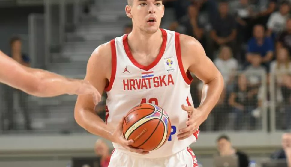 05.09.2018., Varazdin - Prijateljska kosarkaska utakmica, Hrvatska - Slovenija. Ivica Zubac Photo: Vjeran Zganec Rogulja/PIXSELL