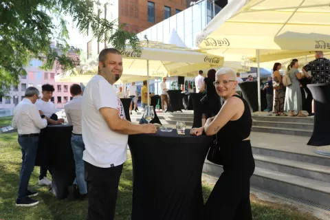 Osijek, 30. 08. 2024, Kappa cetar, Otvorenje nove pizzerie Bocconcino, vlasnika Alena Radanovića, sjvetskog prvaka u sparvljanju sezonske pizze...Ivan Đukić.snimio GOJKO MITIĆ