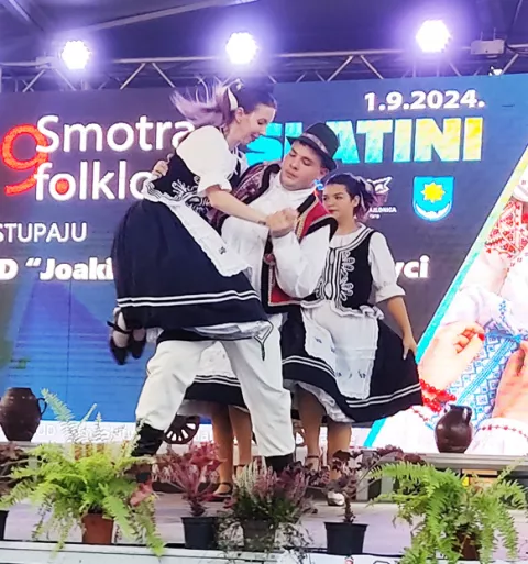 SLATINA, 29. slatinska smotra folklora - KUD Joakim Govlja Mikluševci, 01.09.2024., snimio Petar Žarković