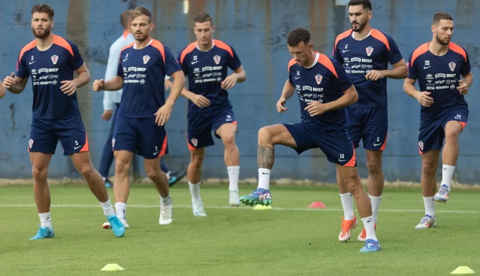 Zagreb, 02.09.2024. - Trening nogometne reprezentacije Hrvatske pred početak novog izdanja Lige nacija.Na fotografiji Ivan Perišić.foto HINA/ Edvard ŠUŠAK/ es