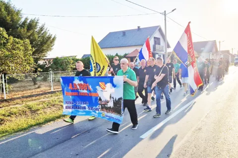 ČETEKOVAC, Memorijalna hodnja slatinske HVIDR-e Mikleuš - Četekovac, 04.09.2024., snimio Nenad Križić