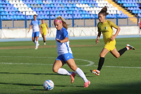 Osijek, 04. 09. 2024, Stadion Gradski vrt. UEFA Women's Champion League. First qualifying round. ŽNK Osijek - Spartak Myjava. snimio GOJKO MITIĆ