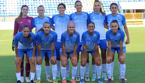 Osijek, 04. 09. 2024, Stadion Gradski vrt. UEFA Women's Champion League. First qualifying round. ŽNK Osijek - Spartak Myjava. ŽNK Osijek.snimio GOJKO MITIĆ