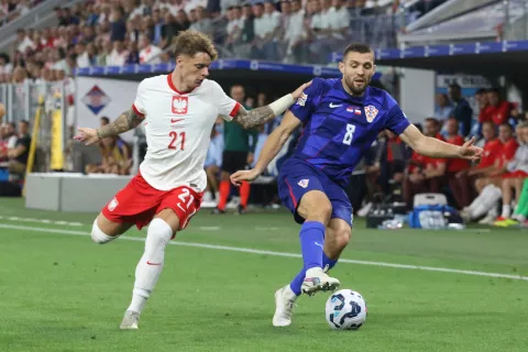 Osijek, 08. 09. 2024, Opus Arena, UEFA Nations League, nogometna utakmica Hrvatska - Poljska. Mateo Kovačiić (8).snimio GOJKO MITIĆ