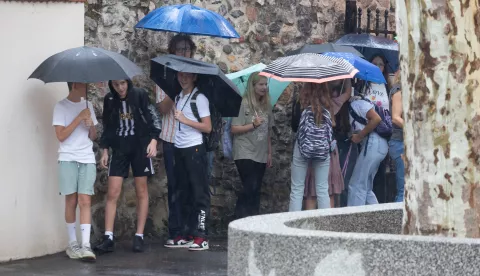 Zagreb, 09.09.2024. - Započela je nova školska godina dolaskom školaraca na nastavu.foto HINA/ Edvard ŠUŠAK/ es