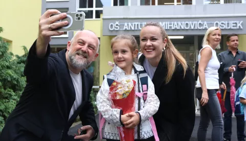 Vladimir Ham sa suprugom Marijom i kćerkom Leonardom