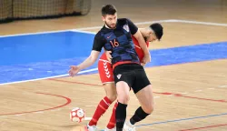 11.04.2021., Varazdin- Kvalifikacijska utakmica za Euro 2022. izmedju futsal reprezentacije Hrvatske i Danske.rPhoto: Vjeran Zganec Rogulja/PIXSELL