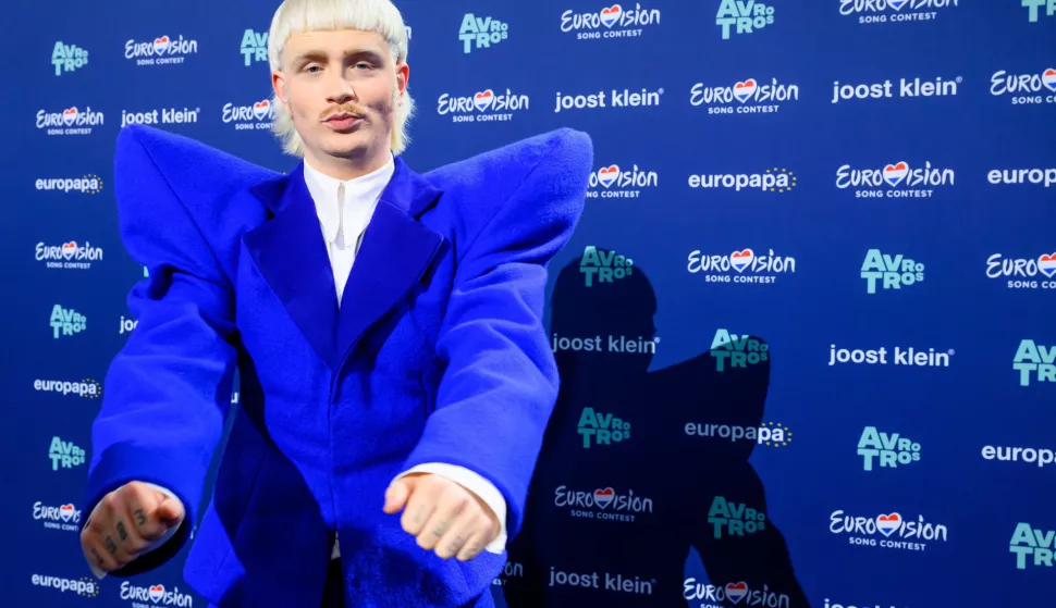 Joost Klein, the Dutch contestant at Eurovision Song Contest has been disqualified and is not participating in the finals on Saturday, after a backstage incident which the Swedish Police is now looking into in Malmo, Sweden. (Photo by DPPA/Sipa USA) Photo: DPPA/SIPA USA