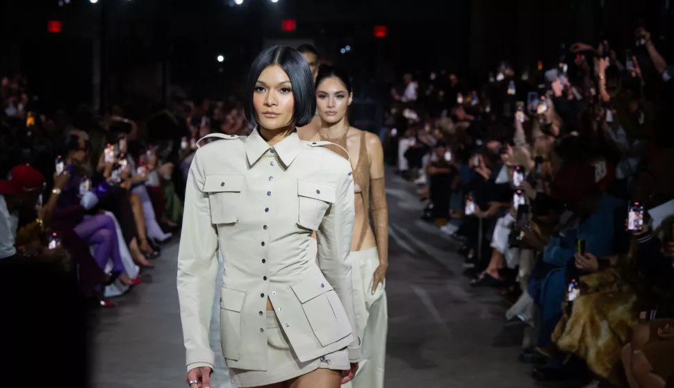 A model walks on the runway at the Laquan Smith fashion show during the Spring Summer 2025 Collections Fashion Show at New York Fashion Week in New York, NY on September 9, 2024. (Photo by Jonas Gustavsson/Sipa USA) Photo: Jonas Gustavsson/SIPA USA